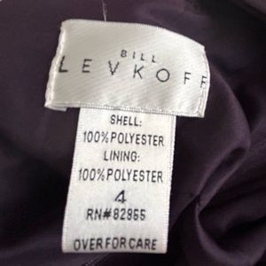 Eggplant Bill Levkoff Bridesmaid Dress